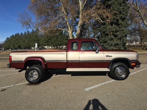 1993 Dodge Ram 350 4x4 59l Cummins Diesel Dually Extended Cab 87k