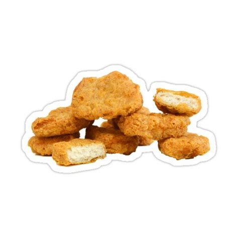 Chicken Nugget Sticker By Casmar Chicken Nuggets Food Stickers Food