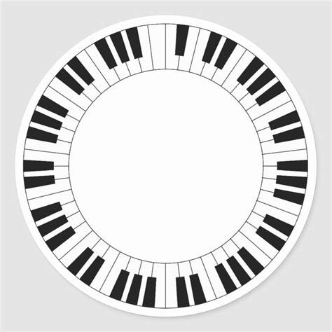 Piano - stickers | Zazzle | Piano keys, Piano, Piano art