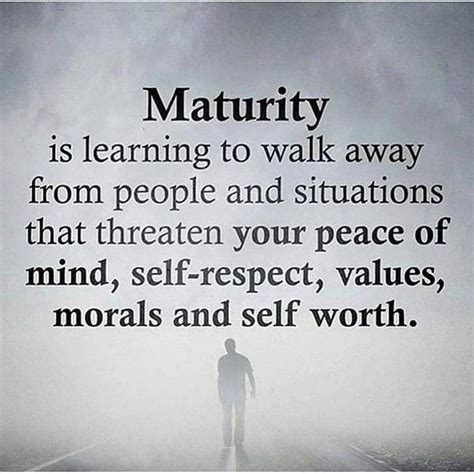 Maturity And Self Worth R Daily Inspiration