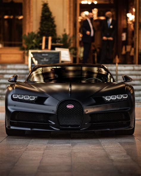 Bugatti Instagram On Pinno A Matte Black Silhouette Rests For But A