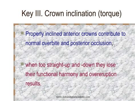 Andrews 6 Keys Of Normal Occlusion Certified Fixed Orthodontic Courses