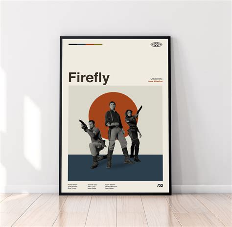 POSTER Firefly Tv Series Poster, Firefly , Tv Series Poster, Modern Art, Minimalist Art ...