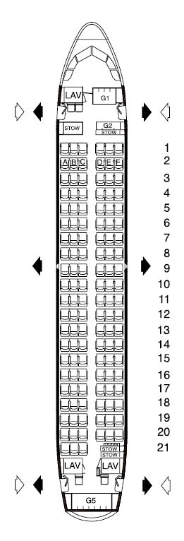 airbus a330 seating plan