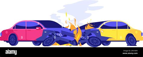 Car Crash Over Cliff Clipart