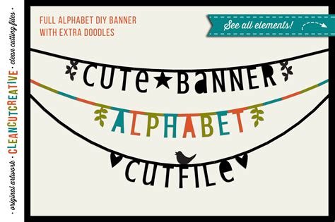 Banner SVG Cricut