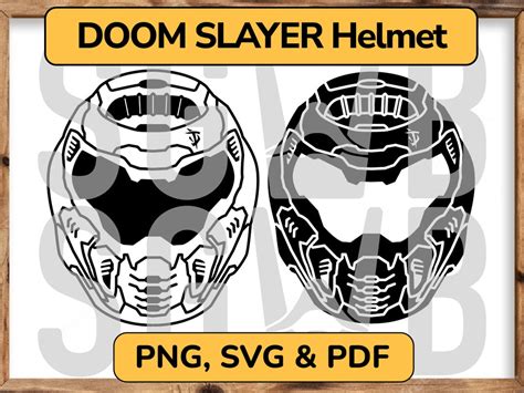 Doom Slayer Helmet Doom Guy Helmet Doom Slayer Svg Doom Slayer