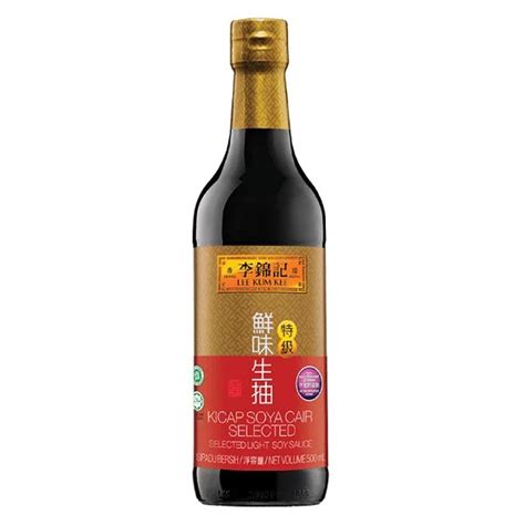 Selected Light Soy Sauce Bottle 支庄 特级鲜味生抽 李锦记 LKK 500ml 12btl ctn