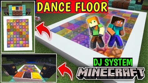 HOW TO MAKE DANCE FLOOR IN MINECRAFT PE MINECRAFT BUILDS IDEAS