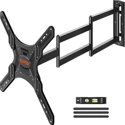 ELIVED Long Arm TV Wall Mount For Most 26 65 Inch TVs 37 4 Inch Long