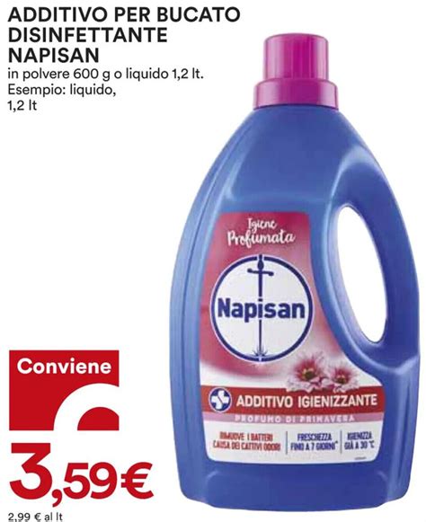 Offerta Napisan Additivo Per Bucato Disinfettante In Polvere G O