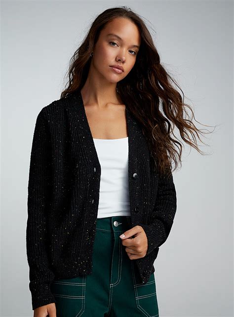 Confetti Ribbed Cardigan Twik Shop Womens Cardigans Simons