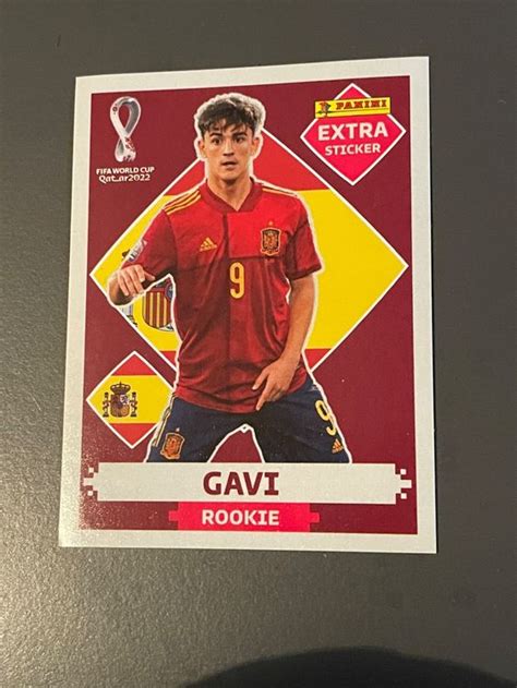 Panini Extra Sticker Gavi Spanien Rookie Base Kaufen Auf Ricardo