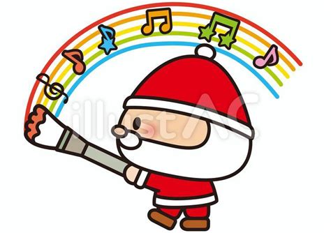 Free Vectors Rainbow Santa