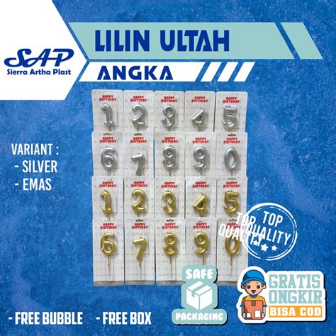 Jual Lilin Ulang Tahun Angka Lilin Ultah Angka Lilin Ultah Angka