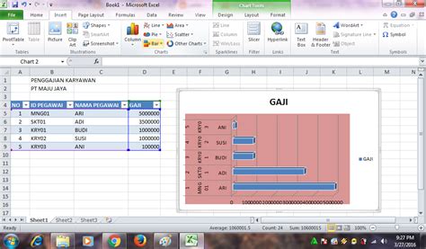 Tutorial Membuat Grafik Di Excel Tutorial Iki Rek Riset