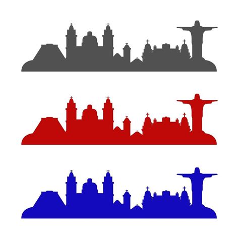 Rio De Janeiro Skyline Vector Art, Icons, and Graphics for Free Download