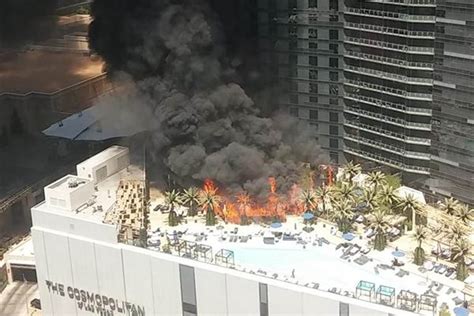 On This Date July 25 2015 Fire At The Cosmopolitan Hotel In Las Vegas