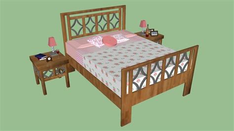 Sketchup Components 3d Warehouse Queen Bed Sketchup‬ Warehouse