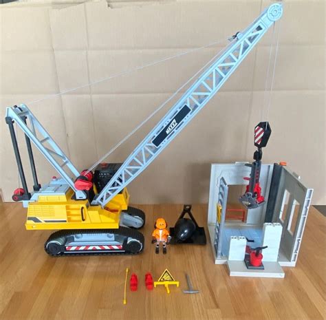 Playmobil Abrissbirnenbagger Seilbagger Mit Bauteil Kaufen Auf