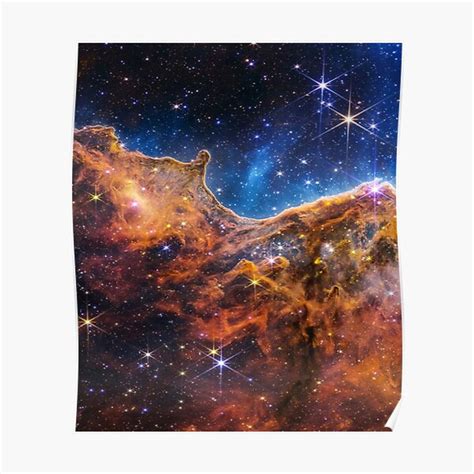 Cosmic Cliffs In The Carina Nebula Glittering Landscape Of Star Birth