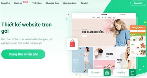 Thiết kế web trọn gói chuẩn SEO và đầy đủ tính năng Sapo Web