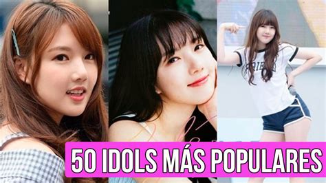 50 Idols Femeninas Más Populares En Corea