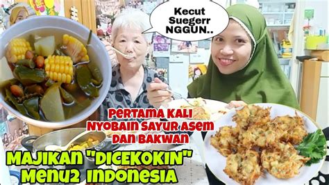 Reaksi Majikan Makan Sayur Asem Untuk Pertama Kali Nya Sayur Asem