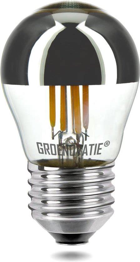 Groenovatie Led Filament Kopspiegellamp E27 Fitting 4w 81x45 Mm