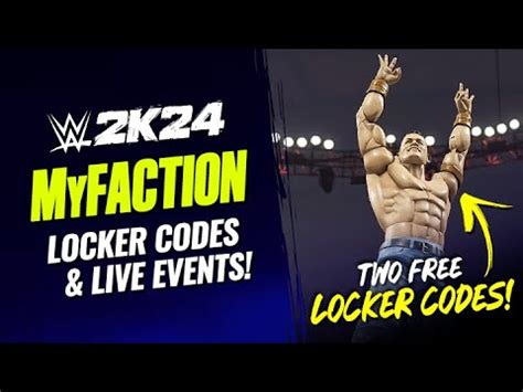 Wwe K Myfaction Locker Codes Live Events Episode Youtube