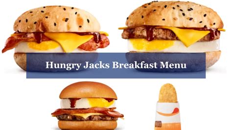 Hungry Jacks Breakfast Menu With Prices Australian - Menu Prices Australia