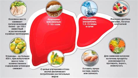 Диета для печени и поджелудочной железы: перечень продуктов