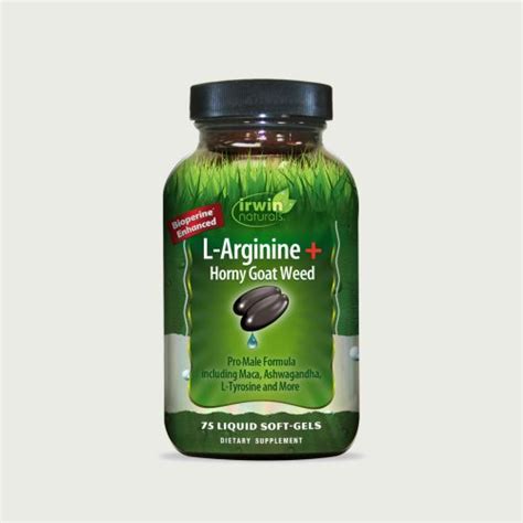 L Arginine Horny Goat Weed Liquid Softgels Herbs Of Mexico