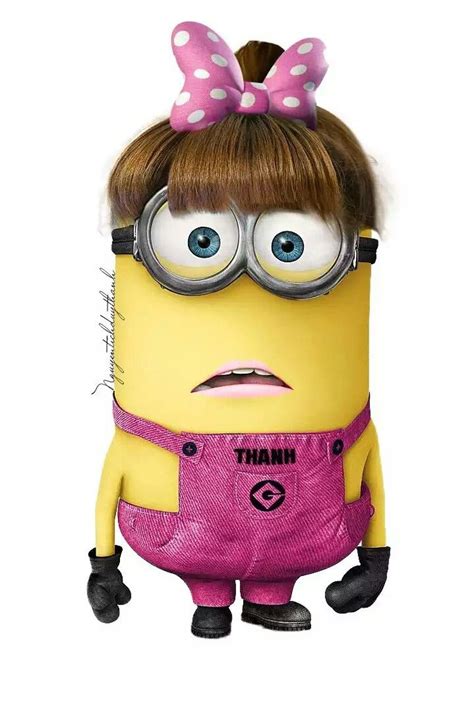 Pin By Alana Moraes On Minions Fofos Girl Minion Minions Cute