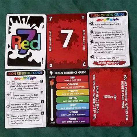 Red 7 A Fast Moving Card Game That You Must Win