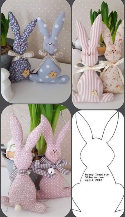 Pin By Isabelle C On Anim Lapin Easter Sewing Crafts Easter Craft