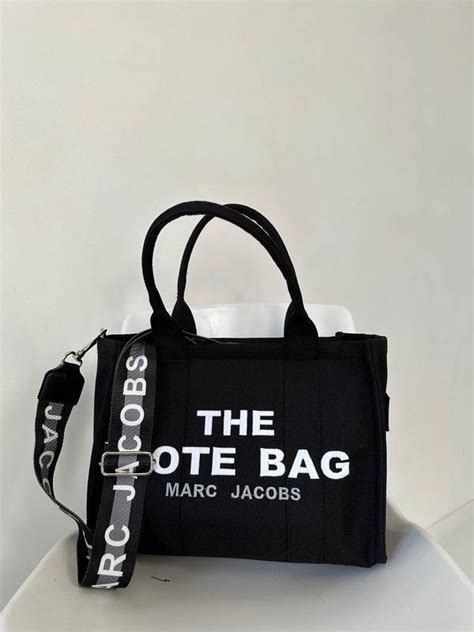 Сумка marc jacobs the tote bag марк черная черная шоппер крупная — цена ...