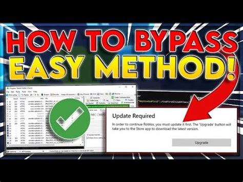 How To Bypass The Update Required Message Roblox Byfron Anti Cheat