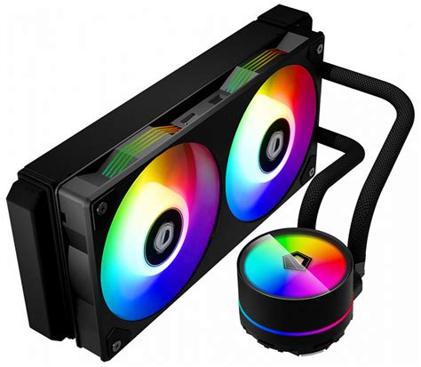 В системе охлаждения ID-Cooling IceFlow 240 ARGB помпа закреплена на ...