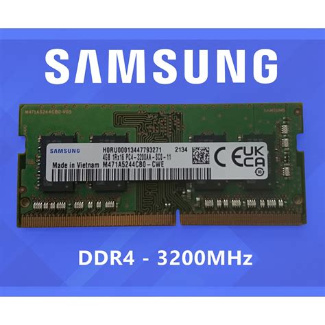 Samsung Gb Ddr Mhz Ram Memory Laptop Sodimm M A Cb Cwe