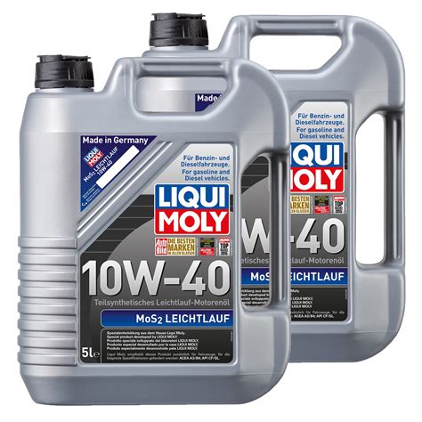 LIQUI MOLY 10 L MoS2 Leichtlauf 10W 40