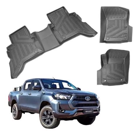 Tapetes Toyota Hilux Charola Uso Rudo Negro