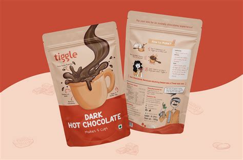 Dark Hot Chocolate Mix 5 Cup Pack Tiggle
