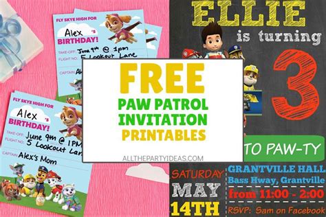 9 DIY Paw Patrol Invitation Ideas [FREE Templates!]