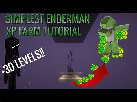 Minecraft: Simple Enderman Farm Tutorial *Compact Design* : Minecraftfarms