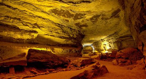 Kentucky S Cave System Mammoth Cave Is Nearly Miles In Length