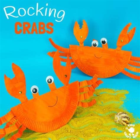 Rocking Paper Plate Crab Craft Kids Craft Room