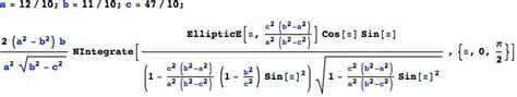 Derivation of the Surface Area of an Ellipsoid