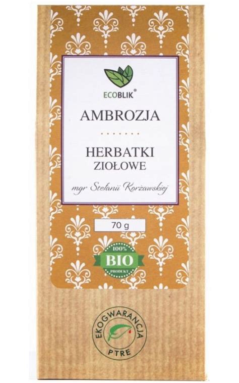 Ambrozja Herbatka Zio Owa Bio G Ecoblik Sk Ad Cena Opinie