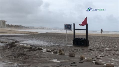 Efectos De La Tormenta Tropical Javier A Las Costas De BCS